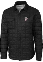 Cutter and Buck Mississippi State Bulldogs Mens Black Vault Rainier PrimaLoft Outerwear Lined Ja..