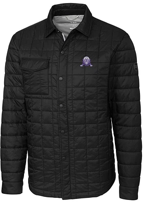Mens Northwestern Wildcats Black Cutter and Buck Vault Rainier PrimaLoft Lined Jacket