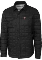 Cutter and Buck Ohio State Buckeyes Mens Black Vault Rainier PrimaLoft Outerwear Lined Jacket