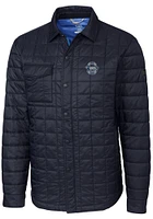 Mens Penn State Nittany Lions Navy Blue Cutter and Buck Vault Rainier PrimaLoft Lined Jacket