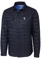 Cutter and Buck Villanova Wildcats Mens Navy Blue Vault Rainier PrimaLoft Outerwear Lined Jacket