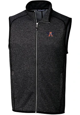 Cutter and Buck Auburn Tigers Mens Grey Mainsail Sleeveless Jacket