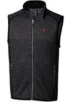 Cutter and Buck Florida Gators Mens Charcoal Mainsail Sleeveless Jacket