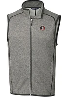 Cutter and Buck Florida State Seminoles Mens Grey Mainsail Sleeveless Jacket