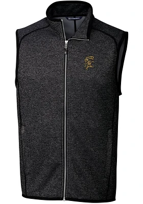 Cutter and Buck Grambling State Tigers Mens Grey Mainsail Sleeveless Jacket