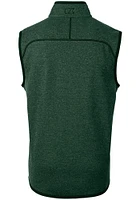 Cutter and Buck Michigan State Spartans Mens Green Mainsail Series Sleeveless Jacket