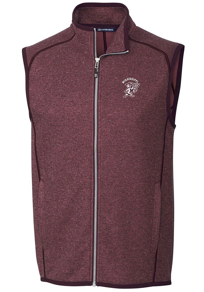 Cutter and Buck Mississippi State Bulldogs Mens Mainsail Sleeveless Jacket