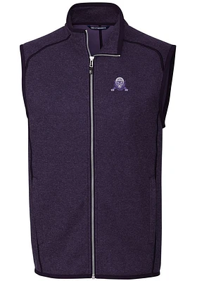 Cutter and Buck Northwestern Wildcats Mens Mainsail Sleeveless Jacket