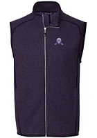 Cutter and Buck Northwestern Wildcats Mens Mainsail Sleeveless Jacket