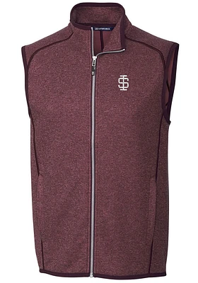 Cutter and Buck Southern Illinois Salukis Mens Mainsail Sleeveless Jacket