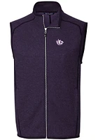 Cutter and Buck TCU Horned Frogs Mens Mainsail Sleeveless Jacket