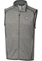 Cutter and Buck TCU Horned Frogs Mens Grey Mainsail Sleeveless Jacket