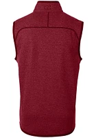 Cutter and Buck Washington State Cougars Mens Mainsail Sleeveless Jacket