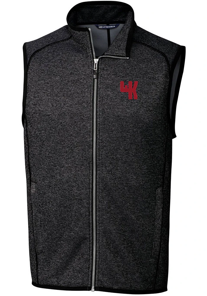 Cutter and Buck Western Kentucky Hilltoppers Mens Charcoal Mainsail Sleeveless Jacket