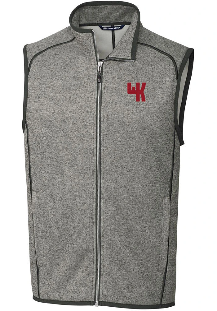 Cutter and Buck Western Kentucky Hilltoppers Mens Grey Mainsail Sleeveless Jacket