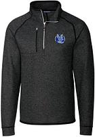 Cutter and Buck Air Force Falcons Mens Charcoal Mainsail Long Sleeve Qtr Zip Pullover