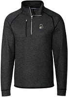 Cutter and Buck Michigan State Spartans Mens Grey Vault Mainsail Long Sleeve Qtr Zip Pullover