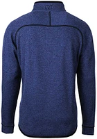 Cutter and Buck Ole Miss Rebels Mens Mainsail Long Sleeve Qtr Zip Pullover