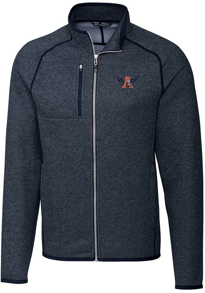 Cutter and Buck Auburn Tigers Mens Navy Blue Mainsail Medium Weight Jacket