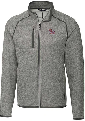 Cutter and Buck Clemson Tigers Mens Grey Mainsail Medium Weight Jacket