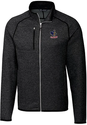 Cutter and Buck Delaware Fightin' Blue Hens Mens Charcoal Mainsail Medium Weight Jacket
