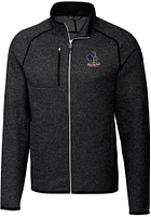Cutter and Buck Delaware Fightin' Blue Hens Mens Charcoal Mainsail Medium Weight Jacket