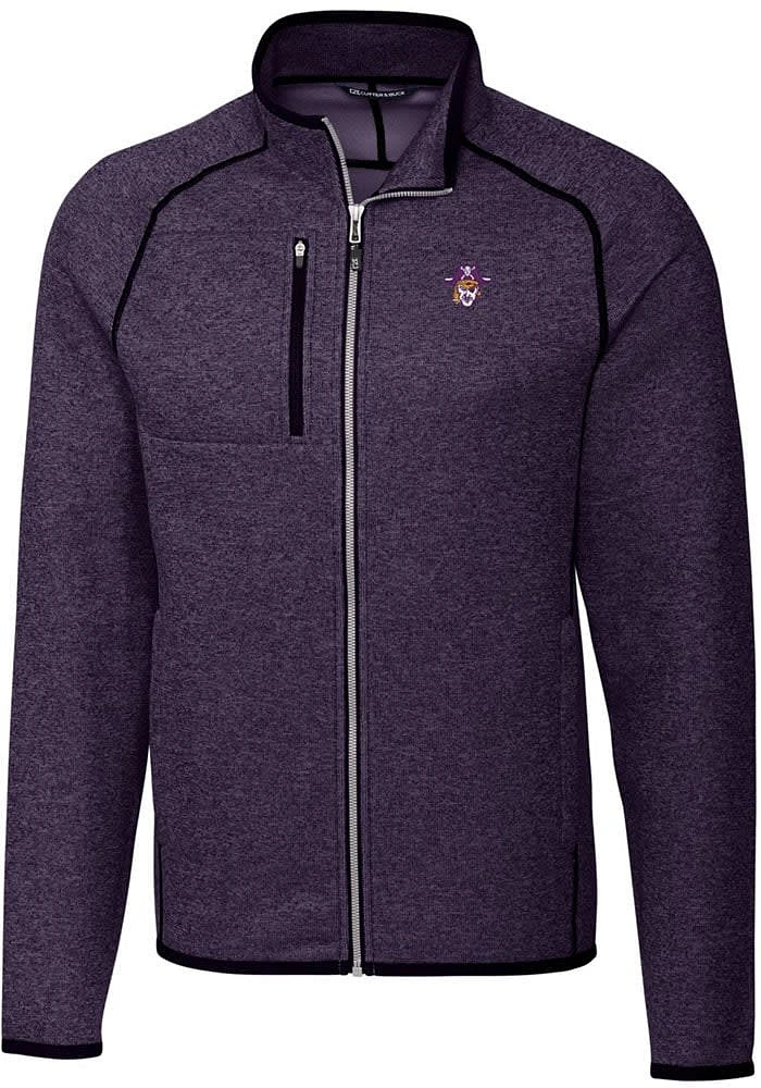 Cutter and Buck East Carolina Pirates Mens Purple Vault Mainsail Medium Weight Jacket
