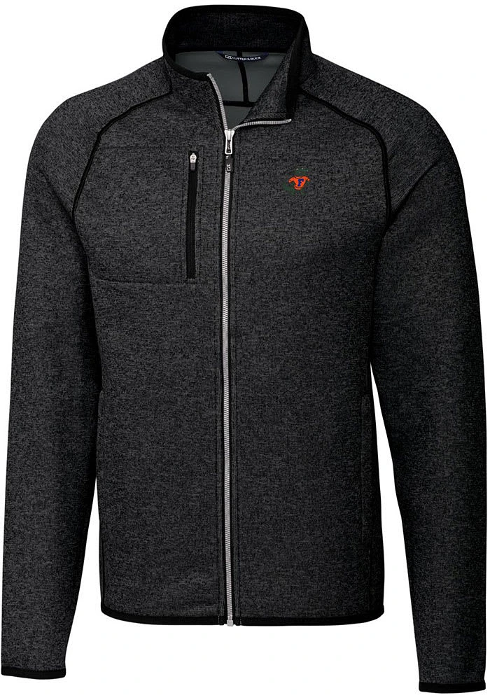 Cutter and Buck Florida Gators Mens Grey Vault Mainsail Medium Weight Jacket
