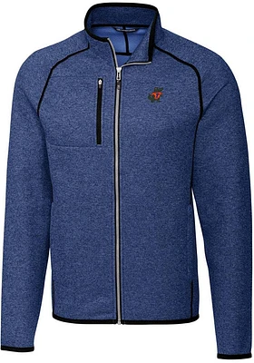 Cutter and Buck Florida Gators Mens Blue Mainsail Medium Weight Jacket