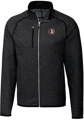 Cutter and Buck Florida State Seminoles Mens Charcoal Mainsail Medium Weight Jacket