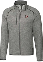 Cutter and Buck Florida State Seminoles Mens Grey Vault Mainsail Medium Weight Jacket