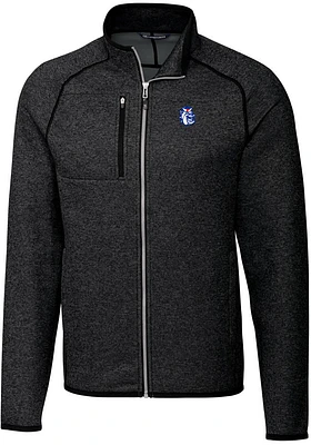 Cutter and Buck Fresno State Bulldogs Mens Grey Vault Mainsail Medium Weight Jacket
