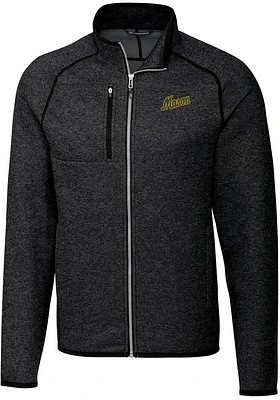 Cutter and Buck George Mason University Mens Grey Vault Mainsail Medium Weight Jacket