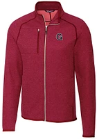 Cutter and Buck Gonzaga Bulldogs Mens Cardinal Vault Mainsail Medium Weight Jacket