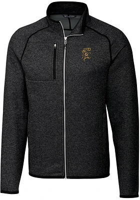 Cutter and Buck Grambling State Tigers Mens Grey Mainsail Medium Weight Jacket