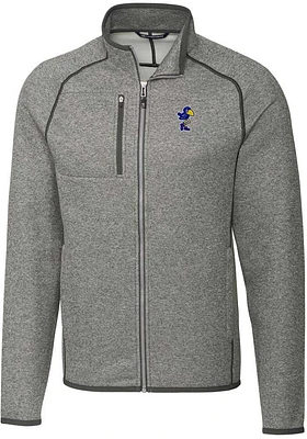Cutter and Buck Kansas Jayhawks Mens Mainsail Medium Weight Jacket