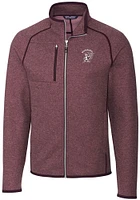Cutter and Buck Mississippi State Bulldogs Mens Red Mainsail Medium Weight Jacket
