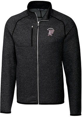 Cutter and Buck Mississippi State Bulldogs Mens Grey Vault Mainsail Medium Weight Jacket