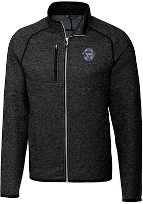 Mens Penn State Nittany Lions Grey Cutter and Buck Vault Mainsail Design Medium Weight Jacket