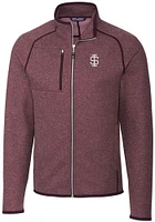 Cutter and Buck Southern Illinois Salukis Mens Mainsail Medium Weight Jacket