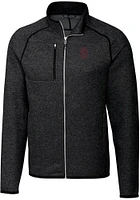 Cutter and Buck Southern Illinois Salukis Mens Charcoal Mainsail Medium Weight Jacket