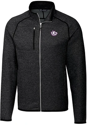 Cutter and Buck TCU Horned Frogs Mens Grey Vault Mainsail Medium Weight Jacket