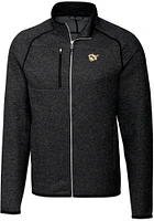 Cutter and Buck West Virginia Mountaineers Mens Grey Vault Mainsail Medium Weight Jacket