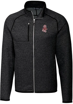 Cutter and Buck Washington State Cougars Mens Grey Vault Mainsail Medium Weight Jacket