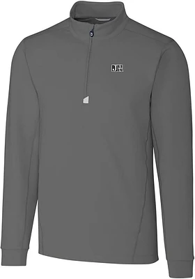 Cutter and Buck Jackson State Tigers Mens Traverse Stretch Big Tall Qtr Zip