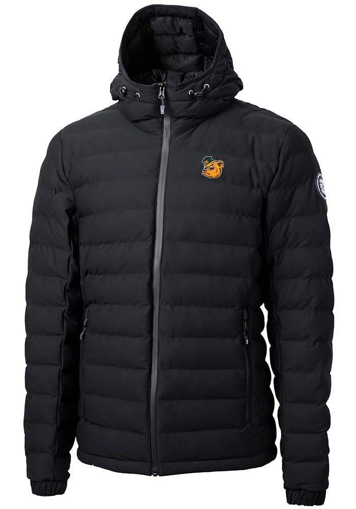 Cutter and Buck Baylor Bears Mens Black Vault Mission Ridge Repreve Filled Jacket