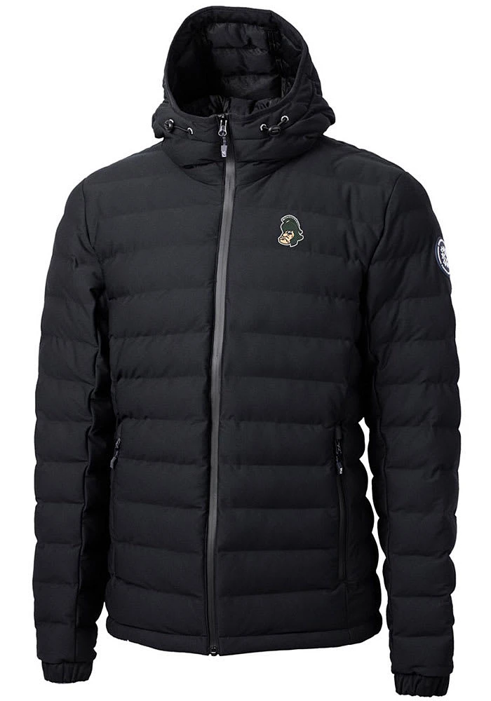 Cutter and Buck Michigan State Spartans Mens Black Vault Mission Ridge Repreve Filled Jacket