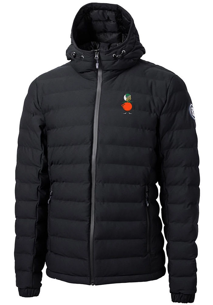 Cutter and Buck UCF Knights Mens Black Vault Mission Ridge Repreve Filled Jacket