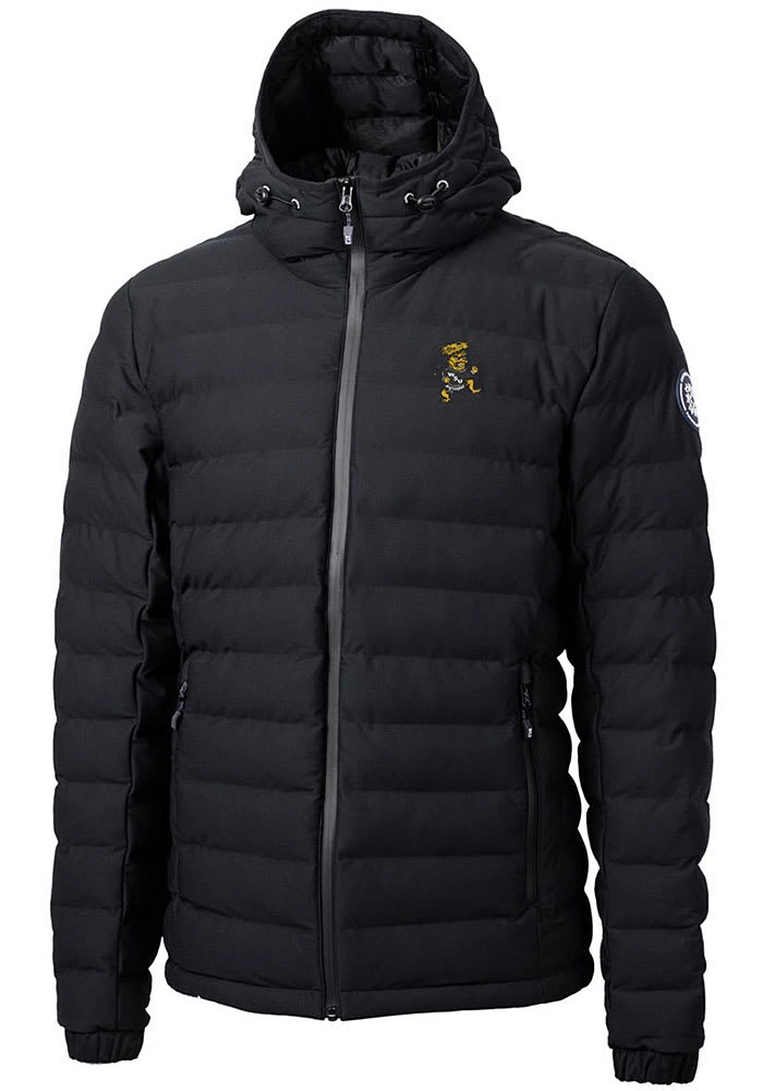 Cutter and Buck Wichita State Shockers Mens Black Vault Mission Ridge Repreve Filled Jacket