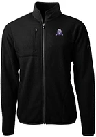 Cutter and Buck Northwestern Wildcats Mens Black Cascade Eco Sherpa Light Weight Jacket